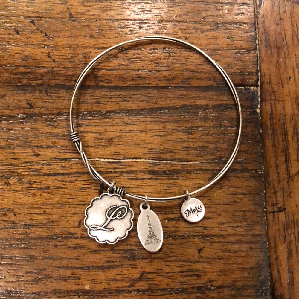 Silver Bracelet with “L” charm